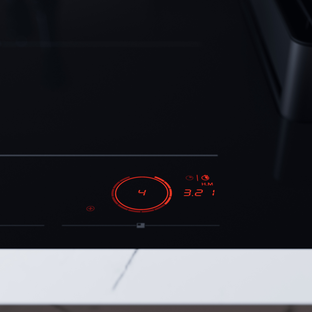 Индукционная варочная панель со встроенной вытяжкой ASKO HIHD854GF