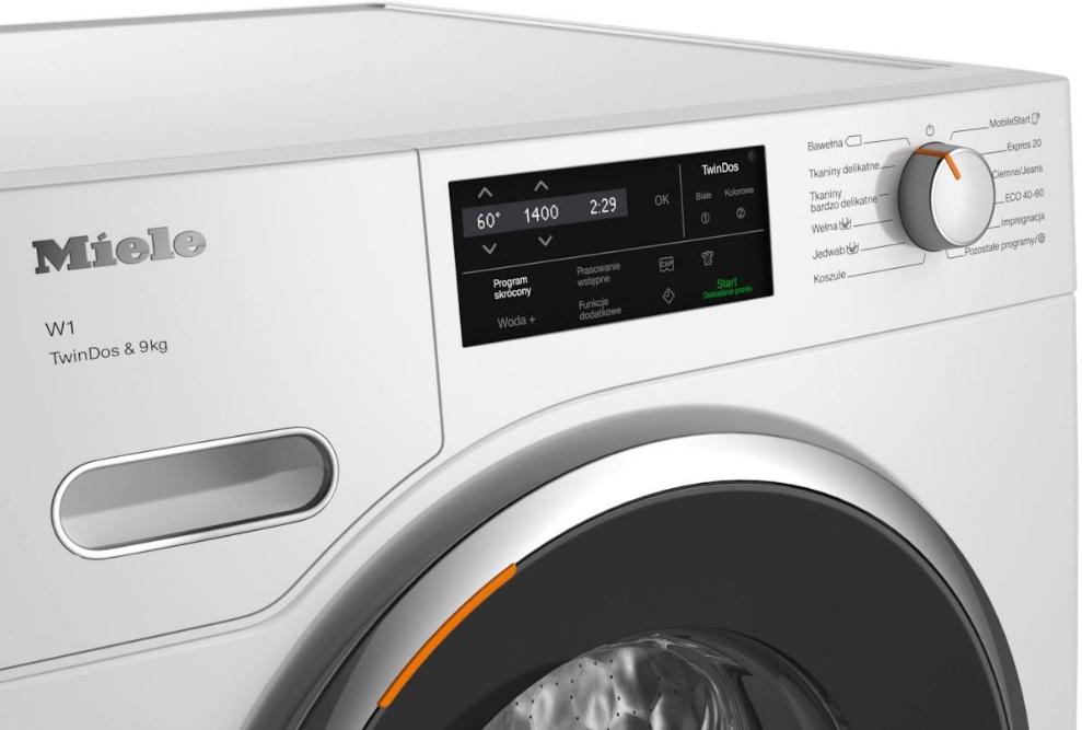 Стиральная машина Miele WWG660 WCS интерфейс на иностранном языке