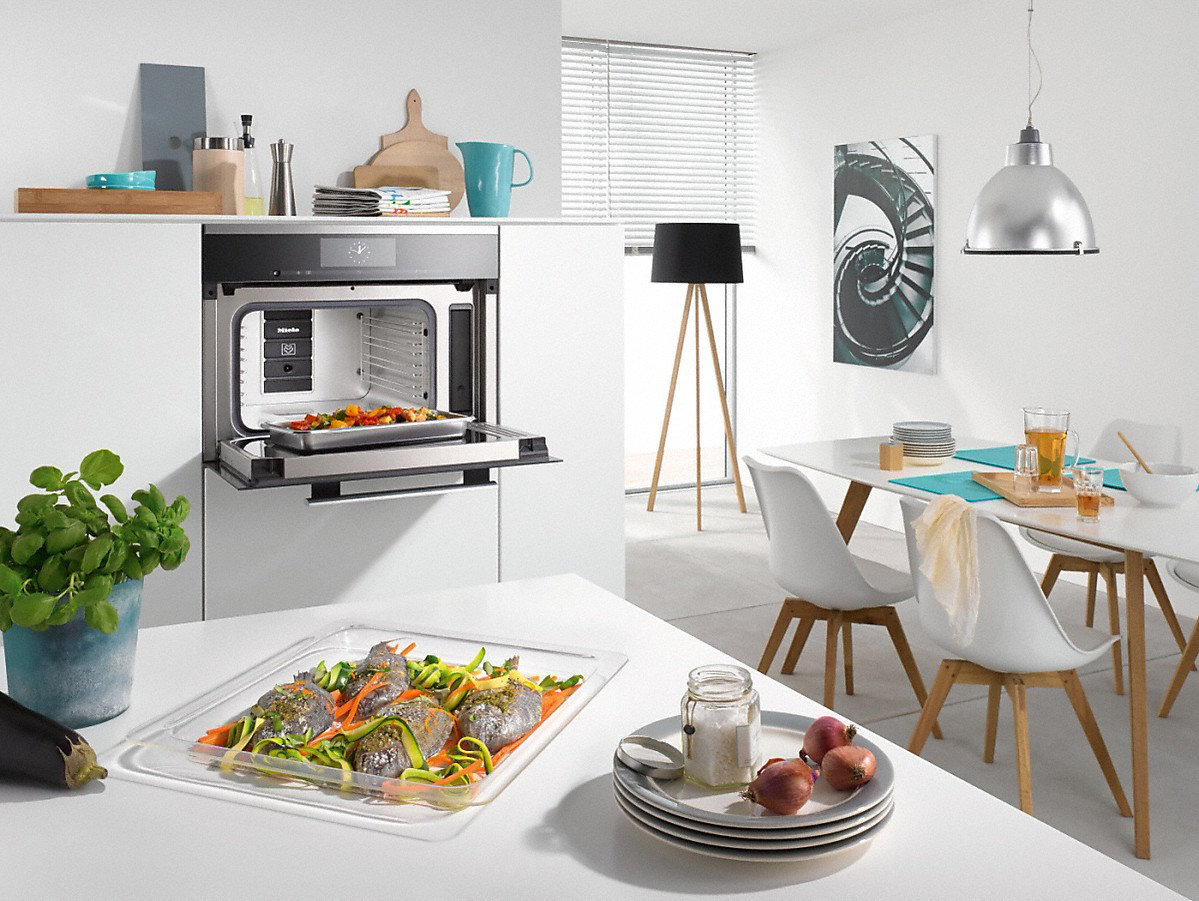 Пароварка с СВЧ Miele DGM6800 EDST/CLST