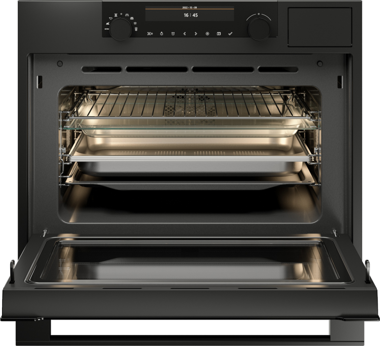 Фото духовой шкаф с функцией пара и свч asko ocsm8487a1