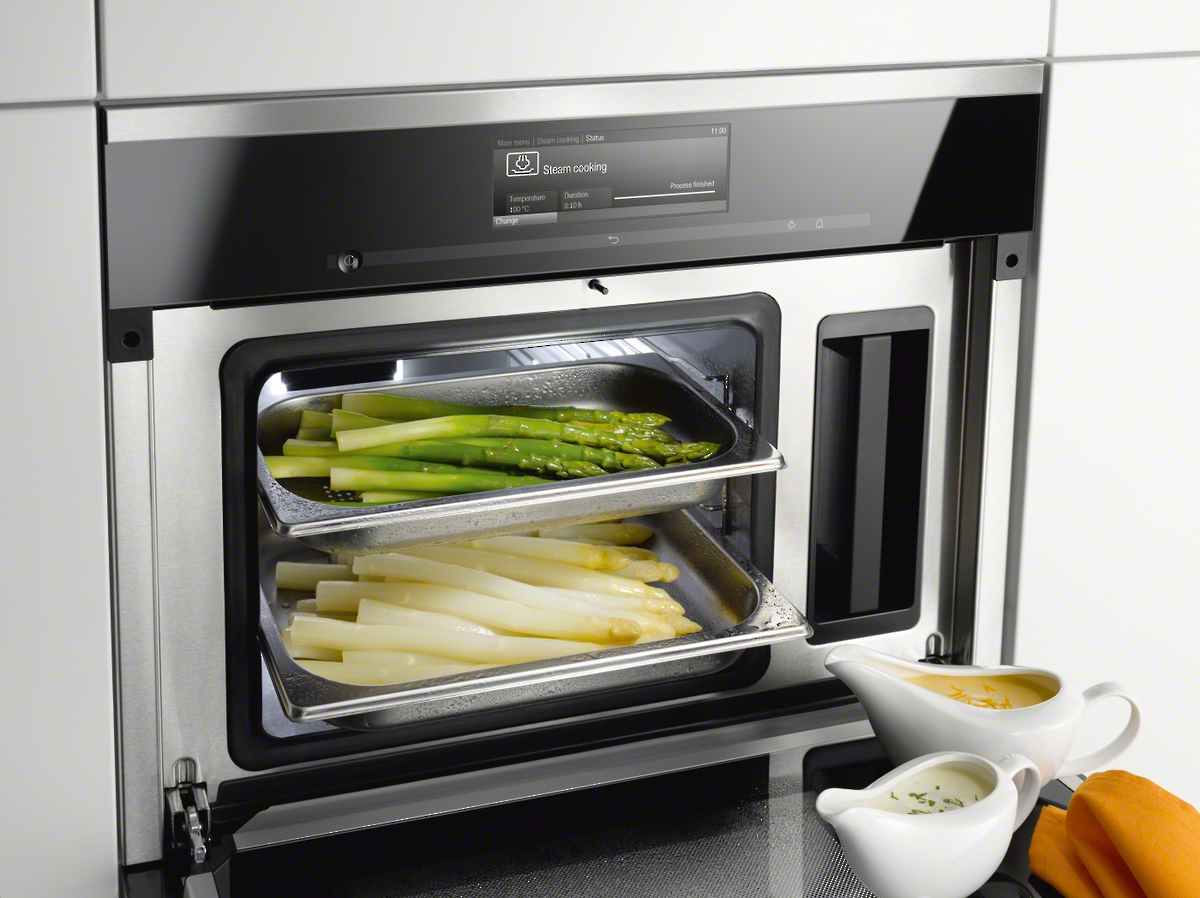 Встраиваемая пароварка Miele DG6800 EDST/CLST