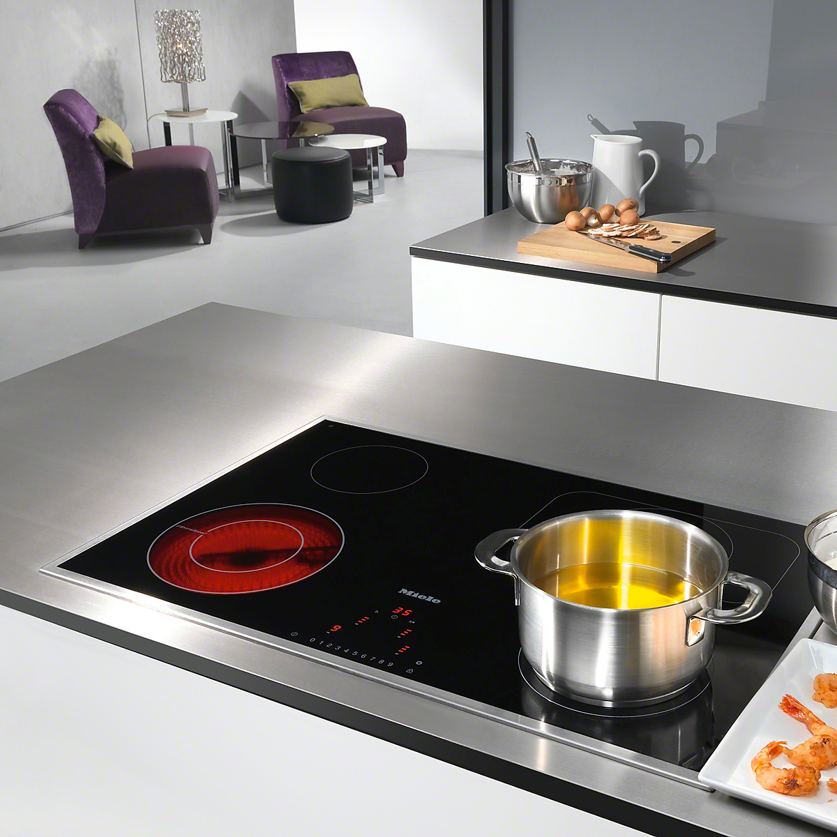 Стеклокерамическая варочная панель Miele KM 6212