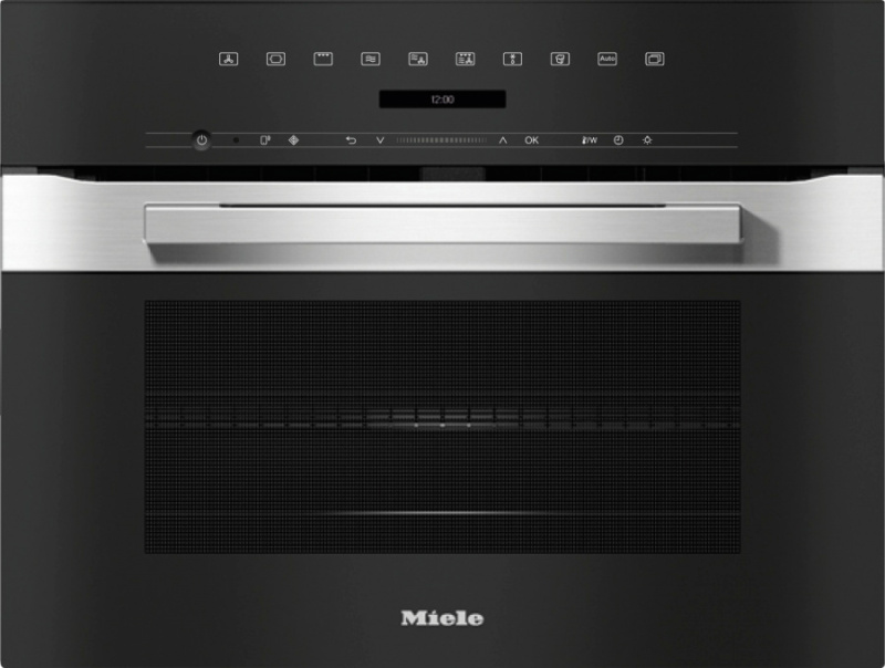 Фото компактный духовой шкаф miele h 7240 bm edst/clst