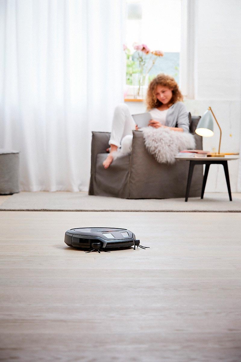 Робот-пылесос Miele SLQL0 Scout RX2 Home Vision графитовый серый
