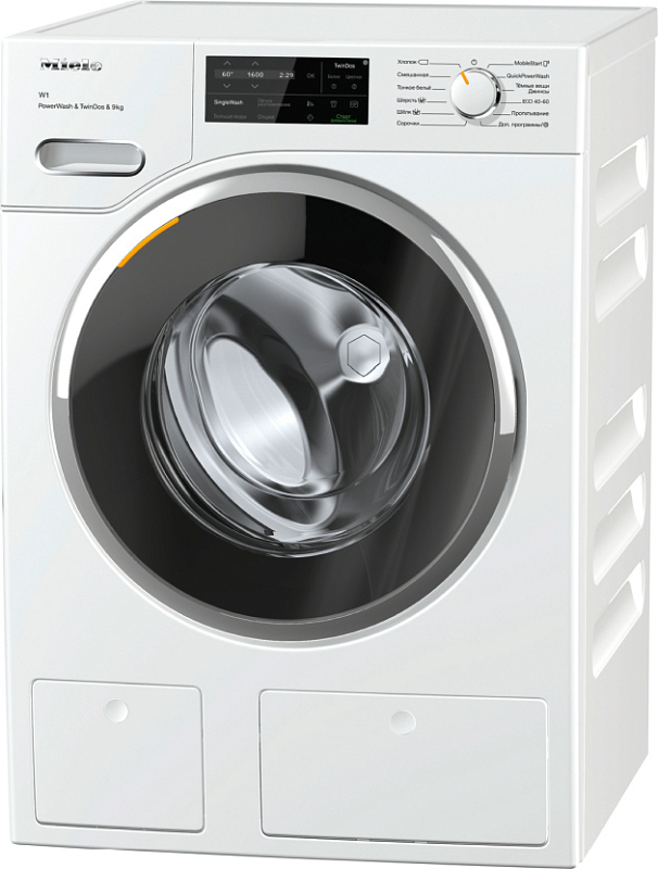 Стиральная машина Miele WWI 860 WPS с наклейкой на русском языке