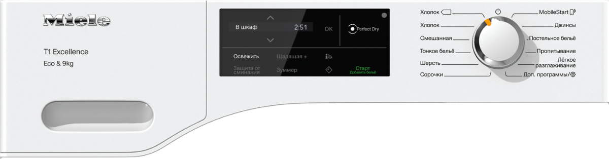 Сушильная машина Miele TEJ 665 WP