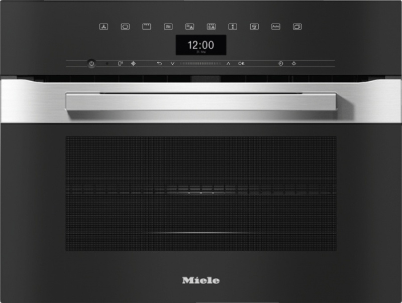 Фото компактный духовой шкаф miele h 7440 bm edst/clst