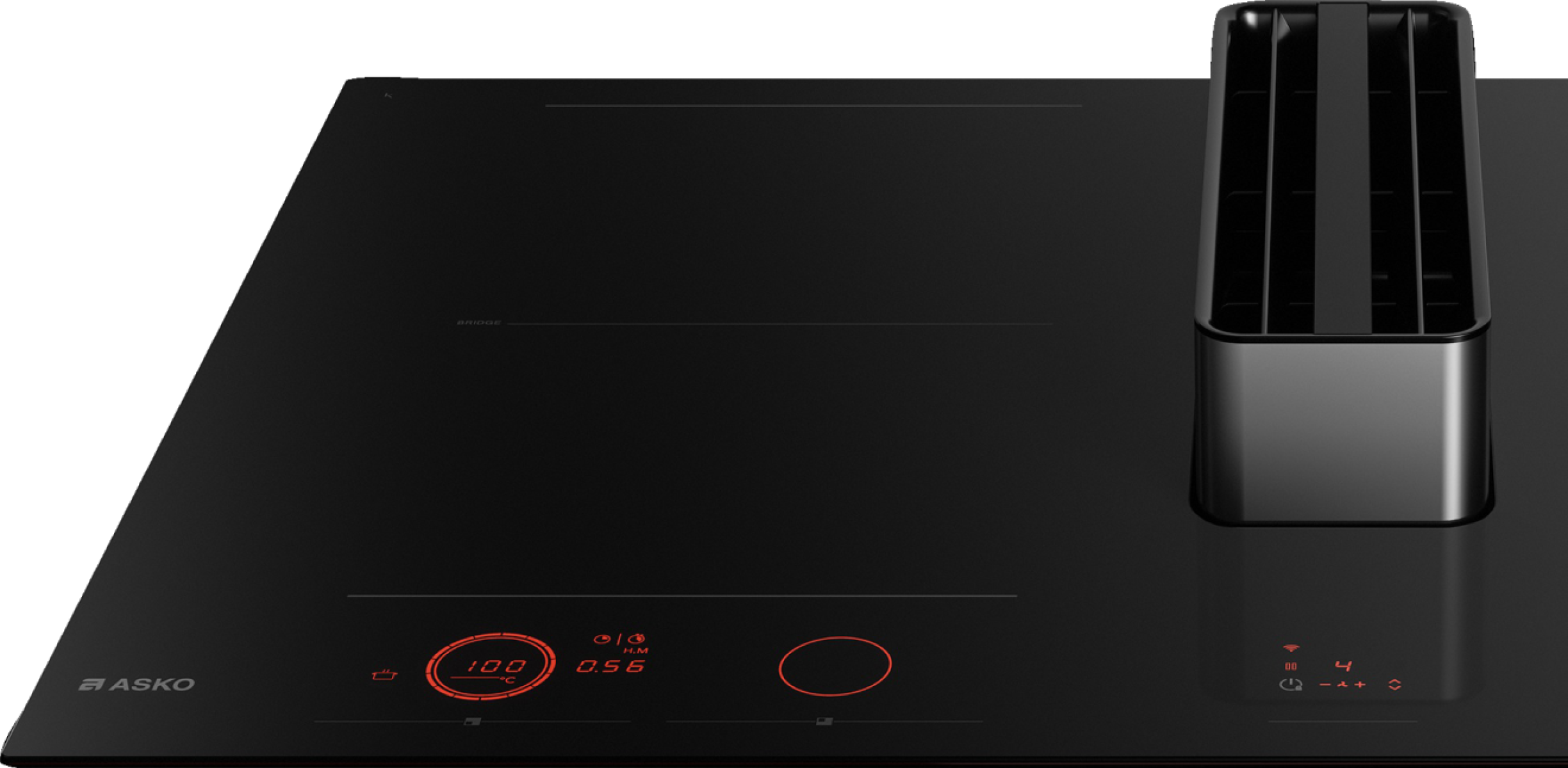Индукционная варочная панель со встроенной вытяжкой ASKO HIHD854GF