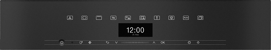 Фото компактный духовой шкаф miele h 7440 bm obsw с витрины, новый