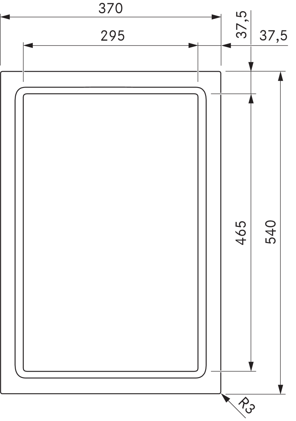 Тэппан-гриль из нержавеющей стали All Black BORA PKT3AB