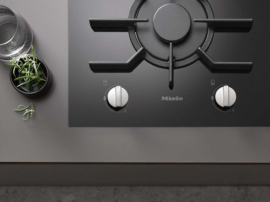 Газовая варочная панель Miele CS7102FL с витрины, новая