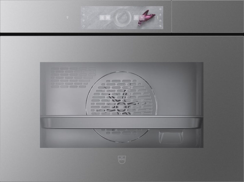 Паровой шкаф V-ZUG CombiSteamer V6000 45 платиновое стекло/AutoDoor CS6T-23043