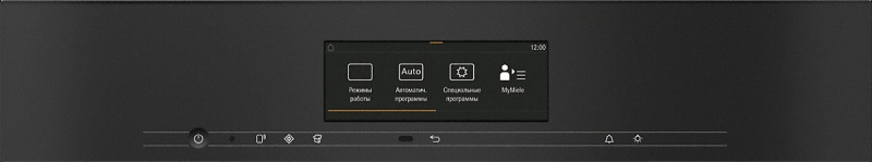 Фото компактный духовой шкаф miele h 7840 bm obsw с витрины, новый